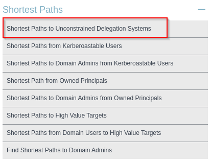 Finding machines marked for Unconstrained Delegation with BloodHound