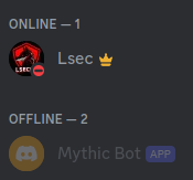 Bot is offline in server