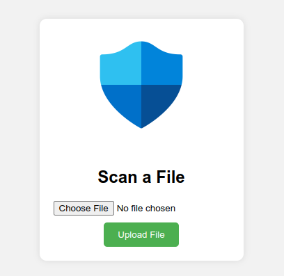 Scanner application web UI